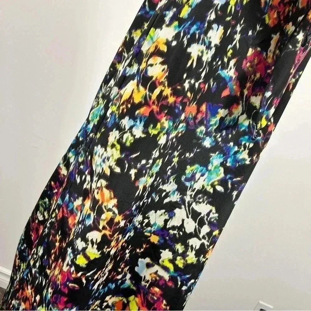 Xhilaration Abstract Watercolor Strapless Maxi Dress S - Picture 6 of 10